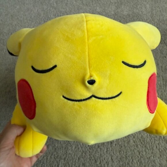 Pokemon Sleeping Pikachu 20" Plush Stuffed Animal - Picture 1 of 6